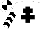 Silk - White, black cross of lorraine, chevrons on sleeves, quartered cap