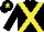 Silk - Black, yellow cross sashes, black arms, black cap, yellow star