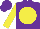 Silk - Purple, yellow disc and sleeves