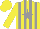 Silk - Yellow, grey stripes and star, yellow cap