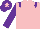 Silk - Pink body, purple epaulettes, purple arms, purple cap, pink star
