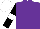 Silk - Purple, black sleeves, white armlets, white cap