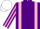Silk - Purple, Pink braces, striped sleeves, White cap
