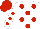Silk - White body, red spots, white arms, red spots, red cap