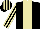 Silk - Black, beige stripe, striped sleeves and cap