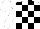 Silk - white and black checked