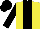 Silk - Yellow body, black stripe, black arms, black cap