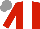 Silk - Red, white panel, grey cap
