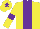 Silk - Yellow, purple stripe, armlets and star on cap