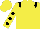 Silk - Yellow body, black epaulettes, yellow arms, black spots, yellow cap