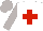 Silk - White, red cross, light grey sleeves and cap