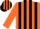 Silk - Orange and Black stripes, Orange sleeves