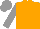 Silk - Orange body, grey arms, grey cap