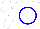 Silk - White, blue circle, white cap