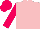 Silk - Pink, fuchsia sleeves, fuchsia cap