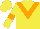 Silk - Yellow, Orange chevron and armlets, Yellow cap