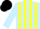 Silk - Light Blue, two Yellow stripes, Light Blue sleeves, Black cap
