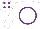 Silk - white, purple circle, purple spots on cap