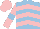 Silk - Light blue, pink chevrons, pink sleeves, light blue armlets and star on pink cap