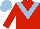 Silk - Red,  light blue chevron, red arms, light blue cap