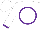 Silk - White, purple circle, purple cuffs on sleeves