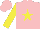 Silk - Pink, yellow star & sleeves, pink cap