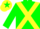 Silk - Green, Yellow cross belts, Yellow cap, Green star