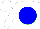 Silk - White, blue disc, green circle