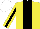 Silk - Yellow, black stripe, yellow sleeves, black stripe sleeves, white cap