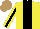 Silk - Yellow, black stripe, yellow sleeves, black stripe sleeves, light brown cap