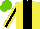 Silk - Yellow, black stripe, yellow sleeves, black stripe sleeves, light green cap