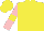 Silk - Yellow, yellow armlets on pink sleeves