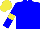 Silk - Blue-light body, blue-light arms, yellow armlets, yellow cap