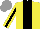 Silk - Yellow, black stripe, yellow sleeves, black stripe sleeves, grey cap