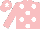 Silk - Pink, white spots, pink sleeves, white star on cap