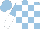 Silk - Light blue and white blocks, light blue and white halves on sleeves