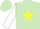 Silk - Light Green, Yellow star, White sleeves