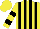 Silk - Yellow and black stripes, hooped sleeves