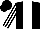 Silk - Black body, white stripe, white arms, black striped, black cap