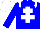 Silk - blue, white cross of lorraine, white epaulettes, white cap