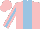 Silk - Pink, lightblue stripe, stripe sleeves, pink cap