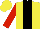Silk - Yellow, black panel, red sleeves, yellow cap