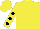 Silk - Yellow, black spots on sleeves