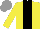 Silk - Yellow, black stripe, yellow sleeves, grey cap