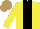 Silk - Yellow, black stripe, yellow sleeves, light brown cap