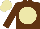 Silk - Brown, beige disc, beige cap
