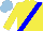 Silk - Yellow, blue sash, light blue cap