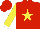 Silk - Red, yellow crown, yellow star, sleeves red, white cuffs, cap yellow