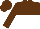 Silk - brown and white halved horizontally