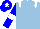 Silk - light Blue, white epaulettes, blue arms, white armlets, blue cap, white star